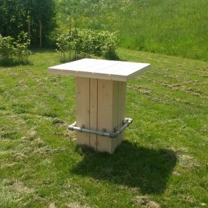 Steigerhout hangtafel